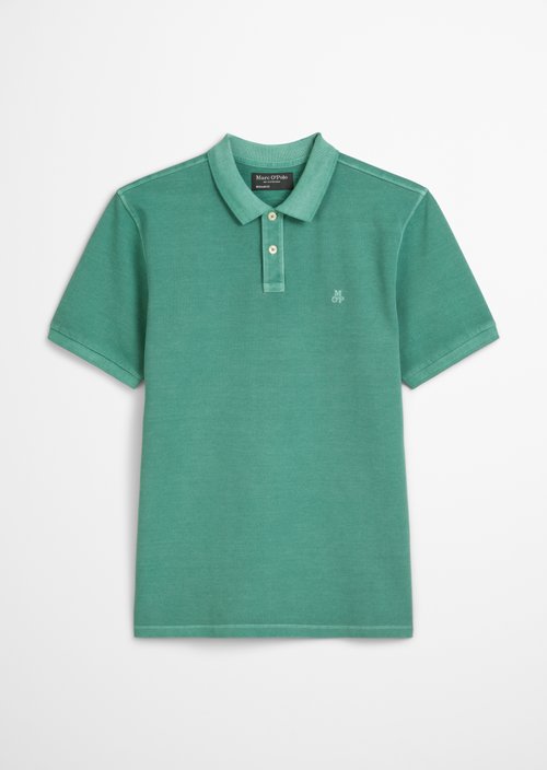 Piqué regular polo shirt — Eucalyptus Green