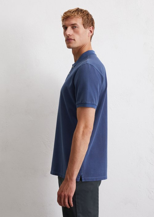 Piqué regular polo shirt — Iris Ink