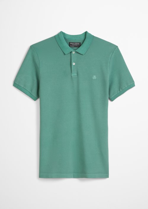 Piqué shaped polo shirt — Eucalyptus Green