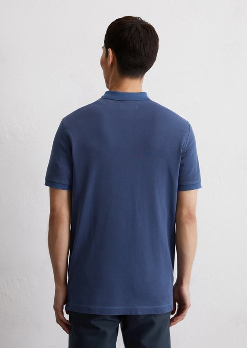 Piqué shaped polo shirt — Iris Ink