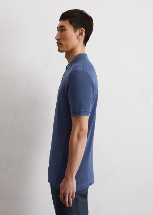 Piqué shaped polo shirt — Iris Ink