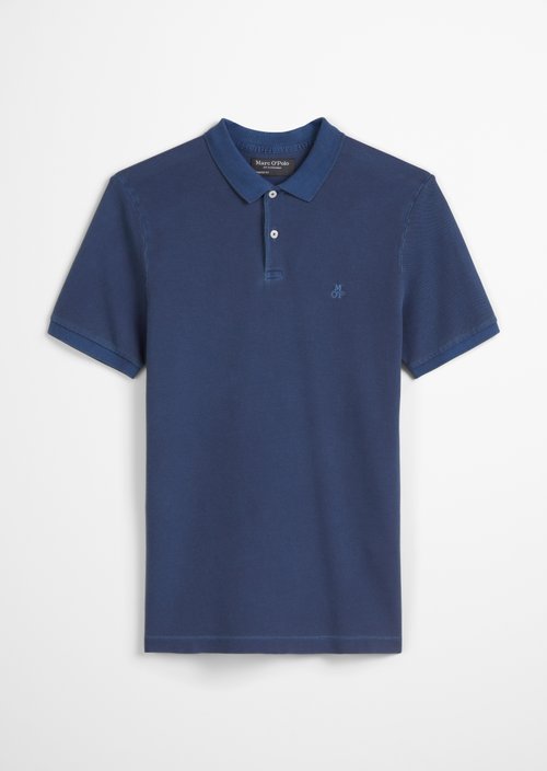 Piqué shaped polo shirt — Iris Ink