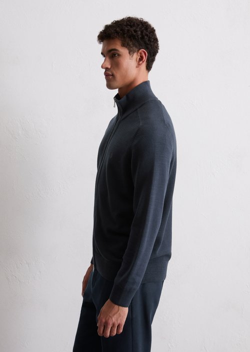 Zipper training jacket — Dark Navy