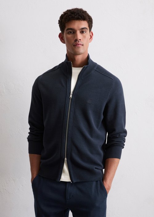 Zipper training jacket — Dark Navy