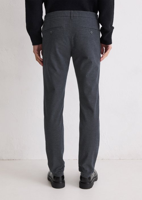 Chino model Stig shaped — Dark Blue