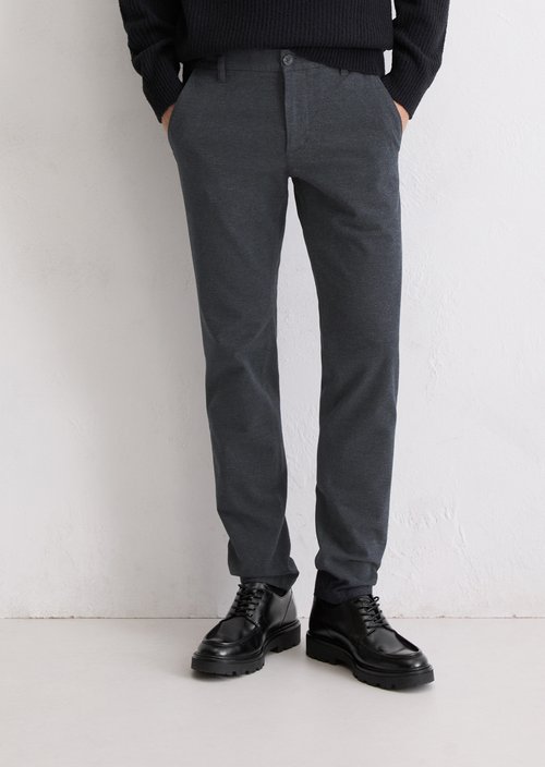 Chino model Stig shaped — Dark Blue