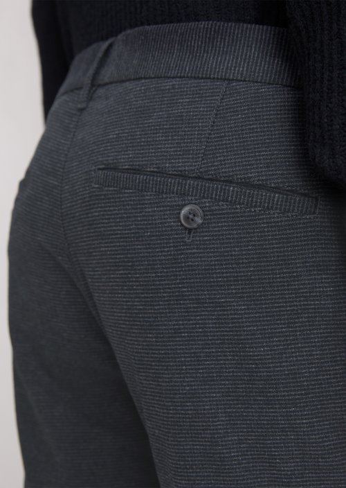 Chino model Stig shaped — Dark Blue