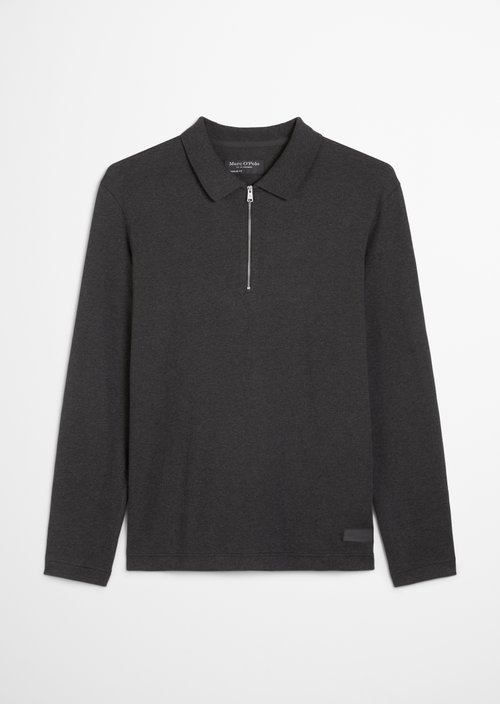 DfC Longsleeve regular — Dark Grey Melange