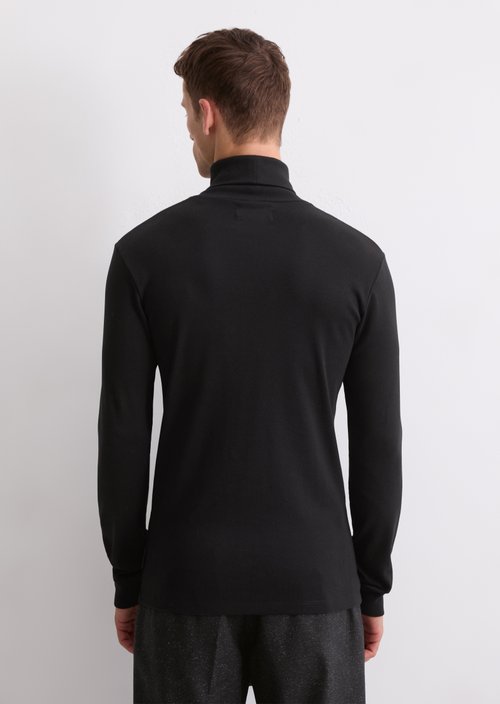 DfC Longsleeve shaped — Black (alternate view)