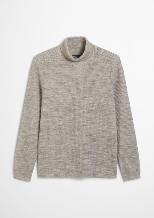 Regular turtleneck sweater — Light Beige
