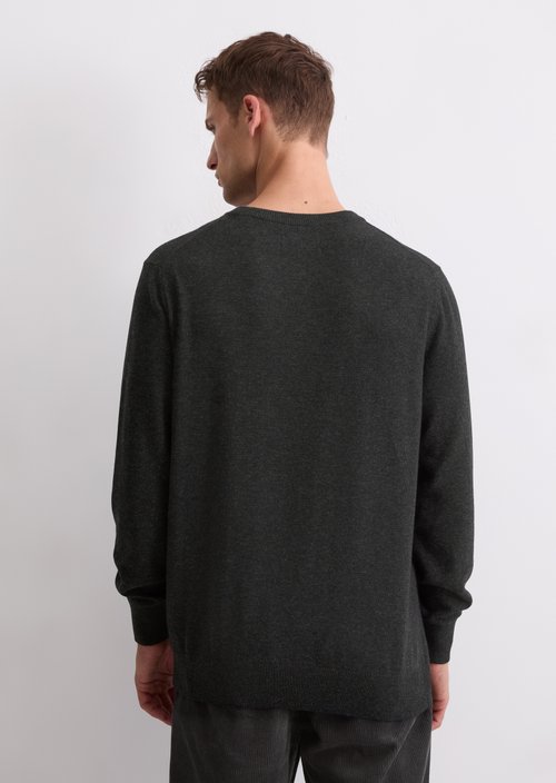Sweater regular — Dark Grey Melange