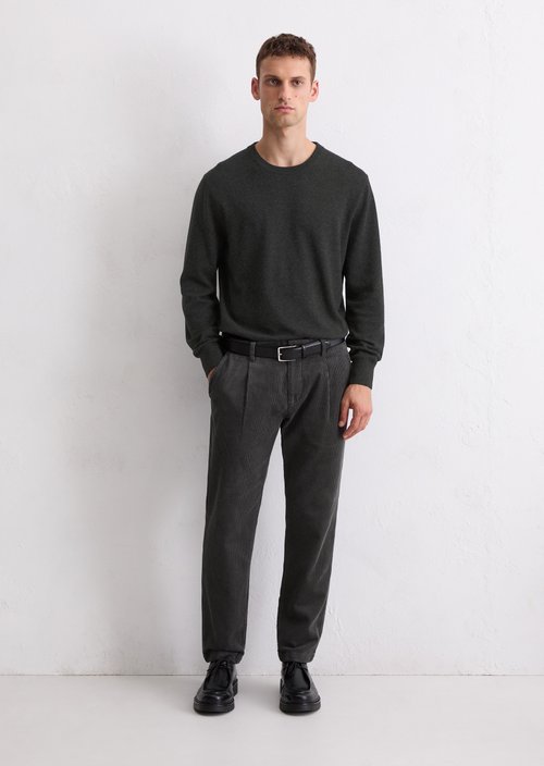 Sweater regular — Dark Grey Melange