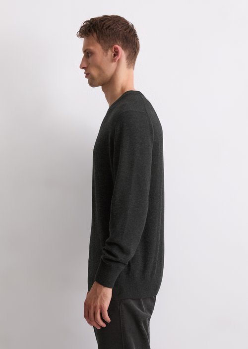 Sweater regular — Dark Grey Melange