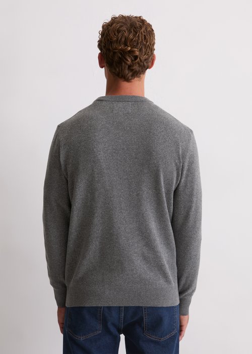 Sweater regular — Graphic Grey Melange