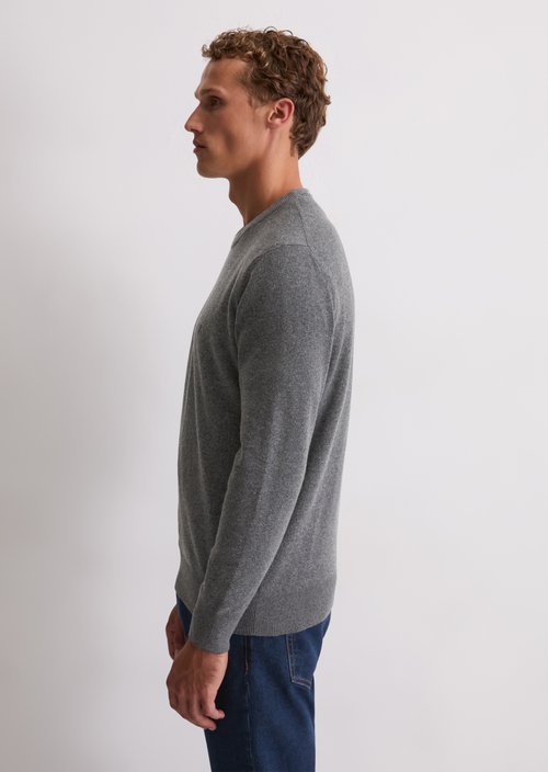 Sweater regular — Graphic Grey Melange