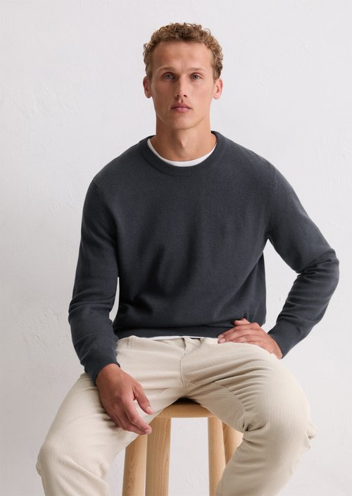 Sweater regular — Dark Navy