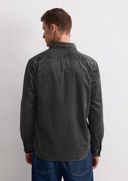 Corduroy shirt regular — Broken Graphite