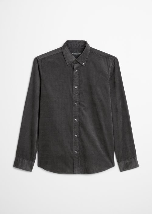 Corduroy shirt regular — Broken Graphite