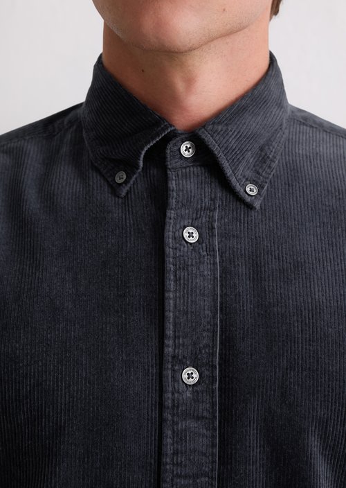Corduroy shirt regular — Dark Navy