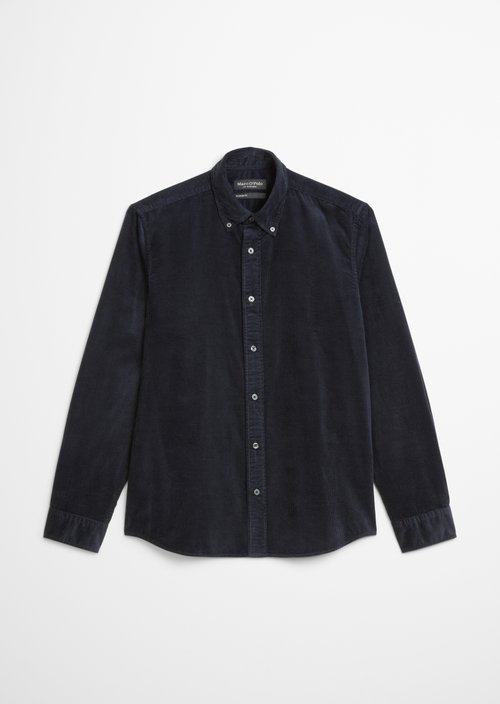 Corduroy shirt regular — Dark Navy
