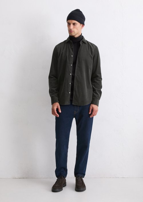 Corduroy shirt shaped — Broken Graphite