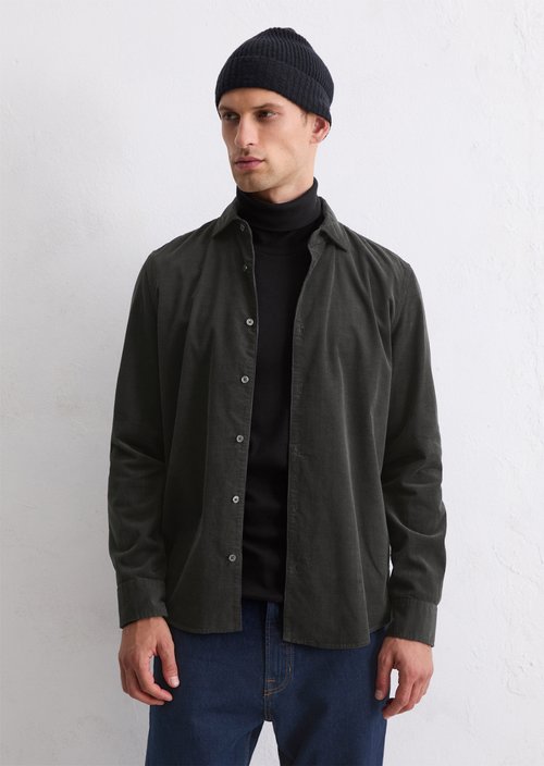 Corduroy shirt shaped — Broken Graphite