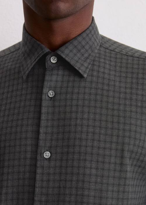 Chemise regular Dark Grey en vue détaillée