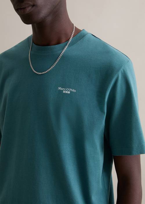 T-shirt regular Dark Green in detail view