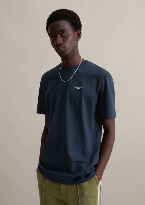 T-shirt regular Dark Blue in front view