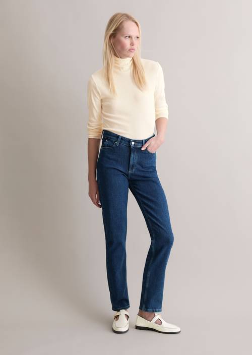 Jeans model Onna recht Dark Blue in vooraanzicht