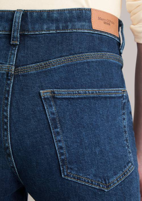 Jeans model Onna recht Dark Blue in detailaanzicht