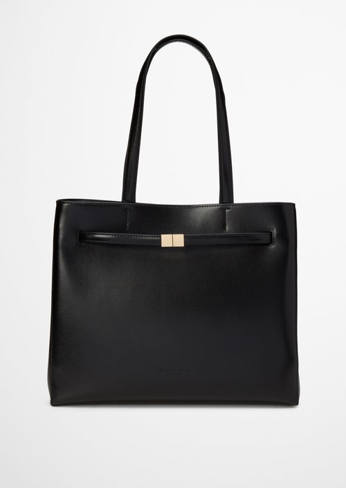 Marc O'Polo Shopper, Dames, zwart, , 100% Leer