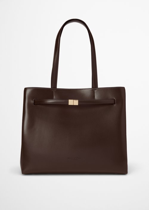 Marc O'Polo Shopper, Dames, bruin, , 100% Leer