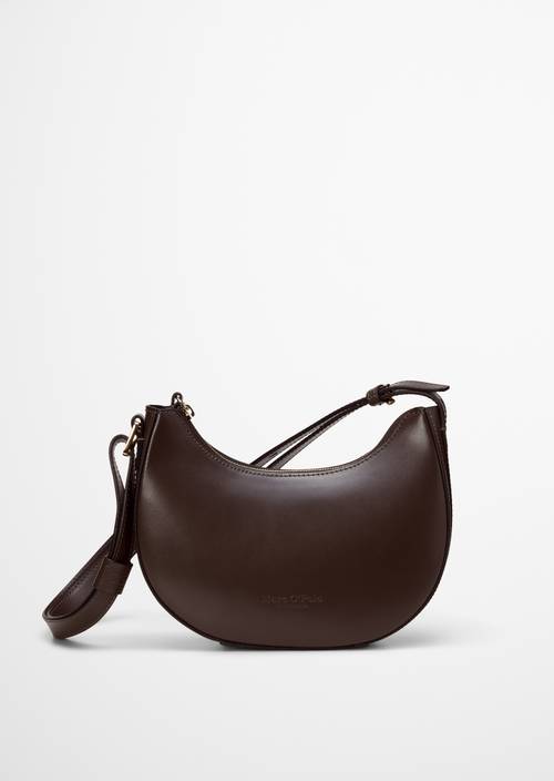 Sac à bandoulière small Shaded Brown en vue de face