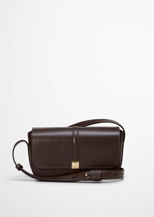 Schoudertas klein Shaded Brown in vooraanzicht