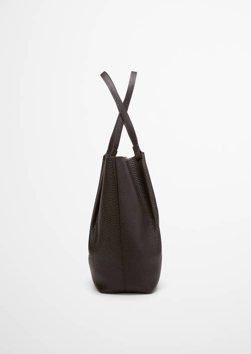 Shopper średni Shaded Brown w widoku z boku