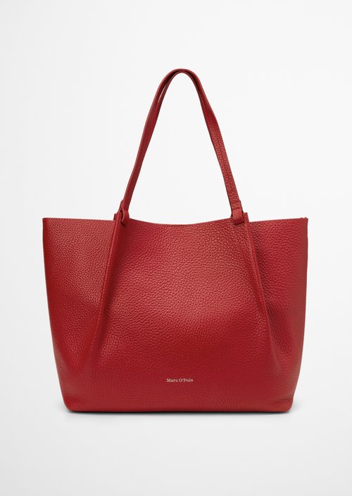 Marc O'Polo Shopper medium, Dames, rood, , 100% Leer