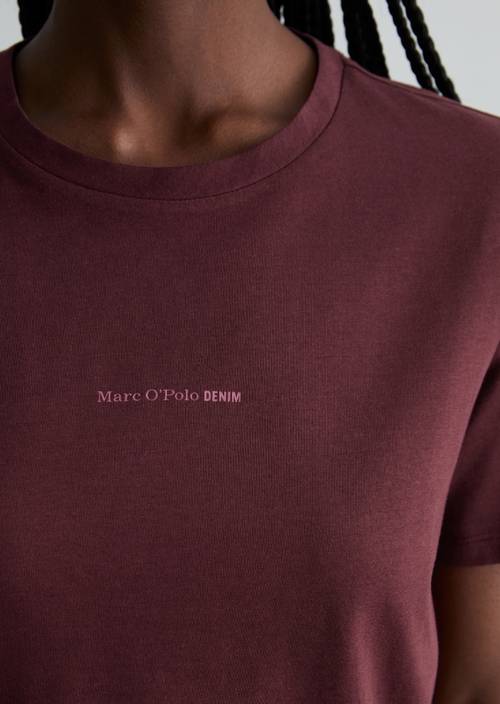 DfC T-Shirt regular Merlot Red in Detailansicht