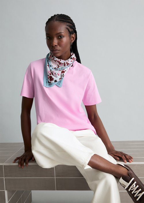 DfC T-Shirt regular — Pale Bubblegum