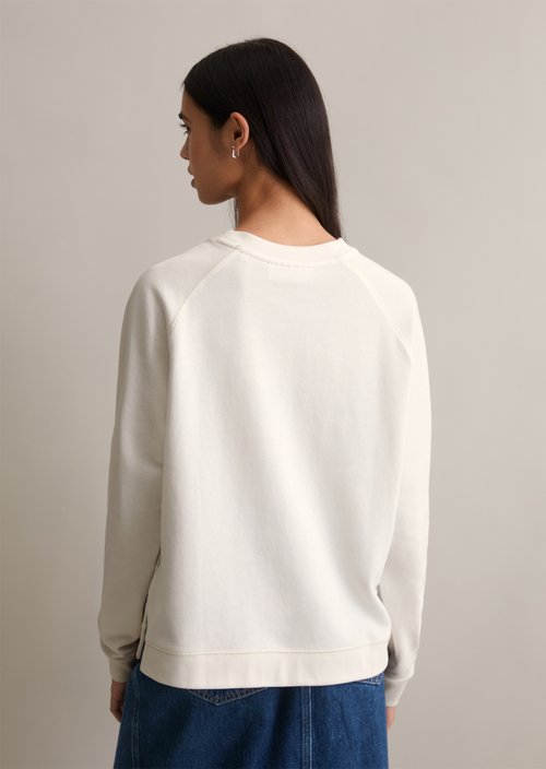 DfC Sweatshirt relaxed — Silky White