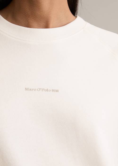 Luźna bluza DfC Silky White w widoku szczegółowym