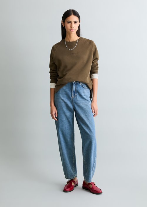DfC Sweatshirt relaxed — Hazelnut Brown
