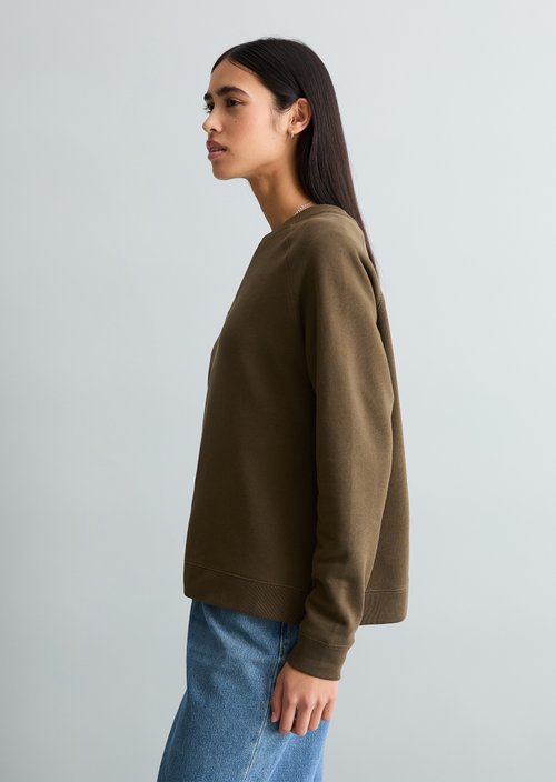 DfC Sweatshirt relaxed — Hazelnut Brown