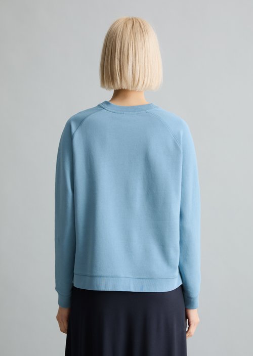 DfC Sweatshirt relaxed — Blue Dawn