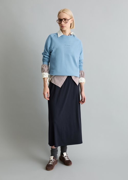 DfC Sweatshirt relaxed — Blue Dawn