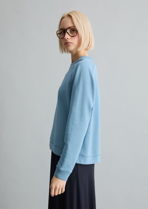 DfC Sweatshirt relaxed — Blue Dawn