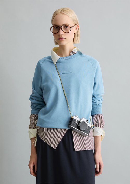 DfC Sweatshirt relaxed — Blue Dawn