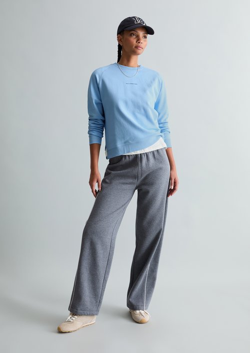 DfC Sweatshirt relaxed — Blue Dusk
