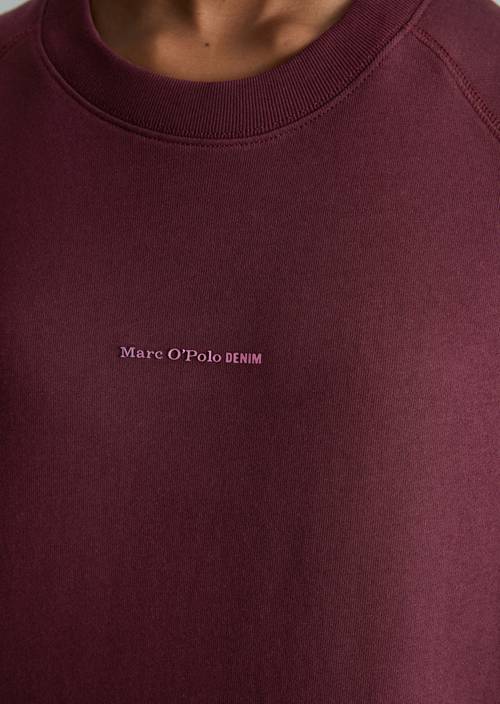 Luźna bluza DfC Merlot Red w widoku szczegółowym