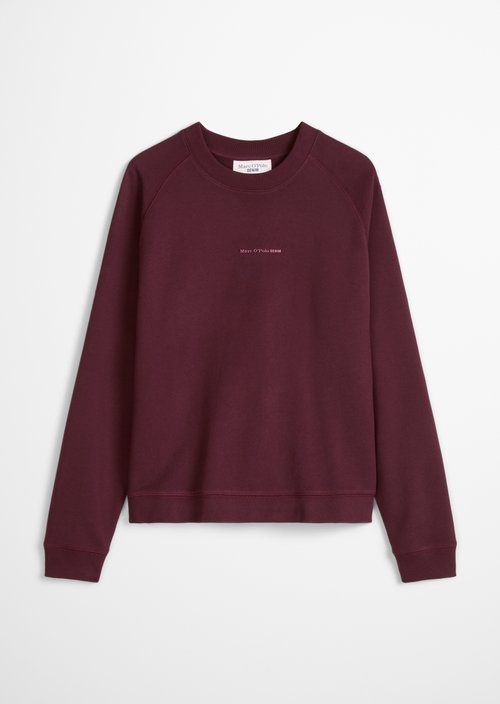 DfC Sweatshirt relaxed — Merlot Red